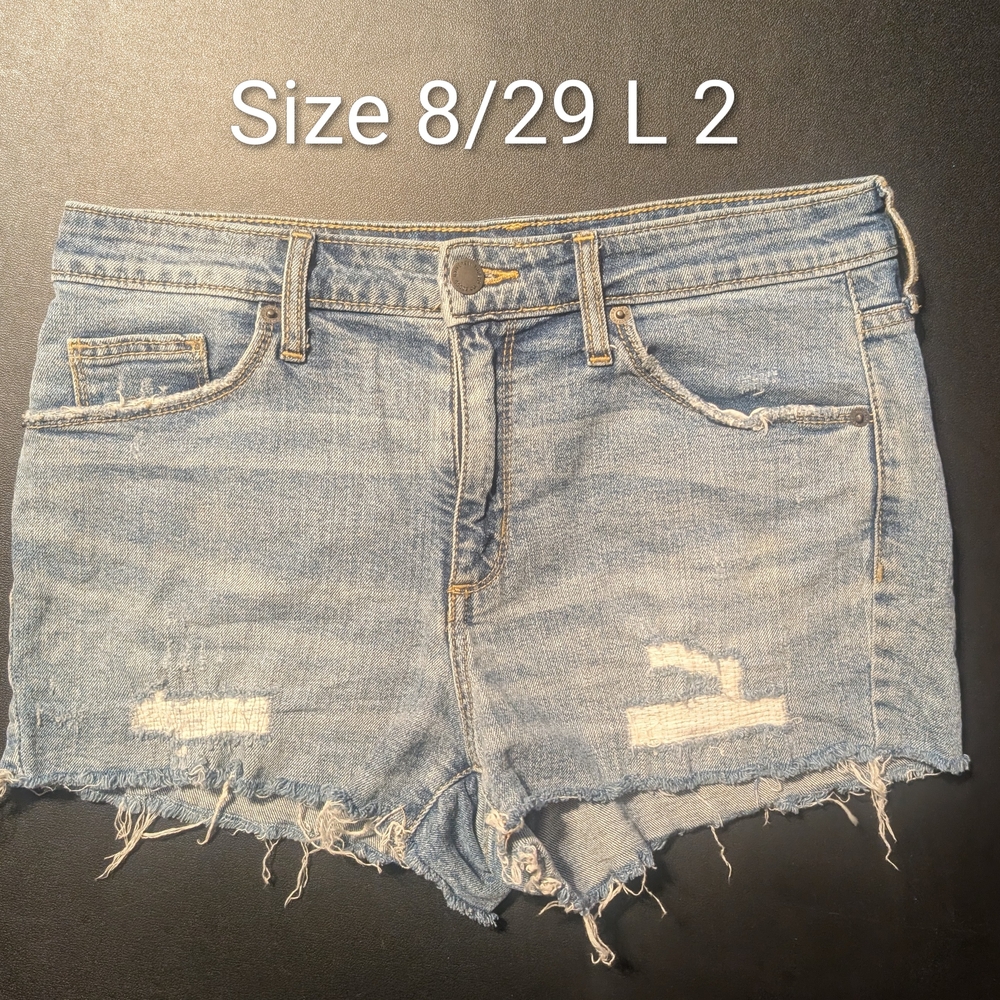 Universal Thread Light Blue Distressed Jean Shorts